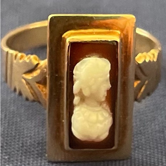 Late Victorian Antique Cameo Ring - Picture 8 of 8